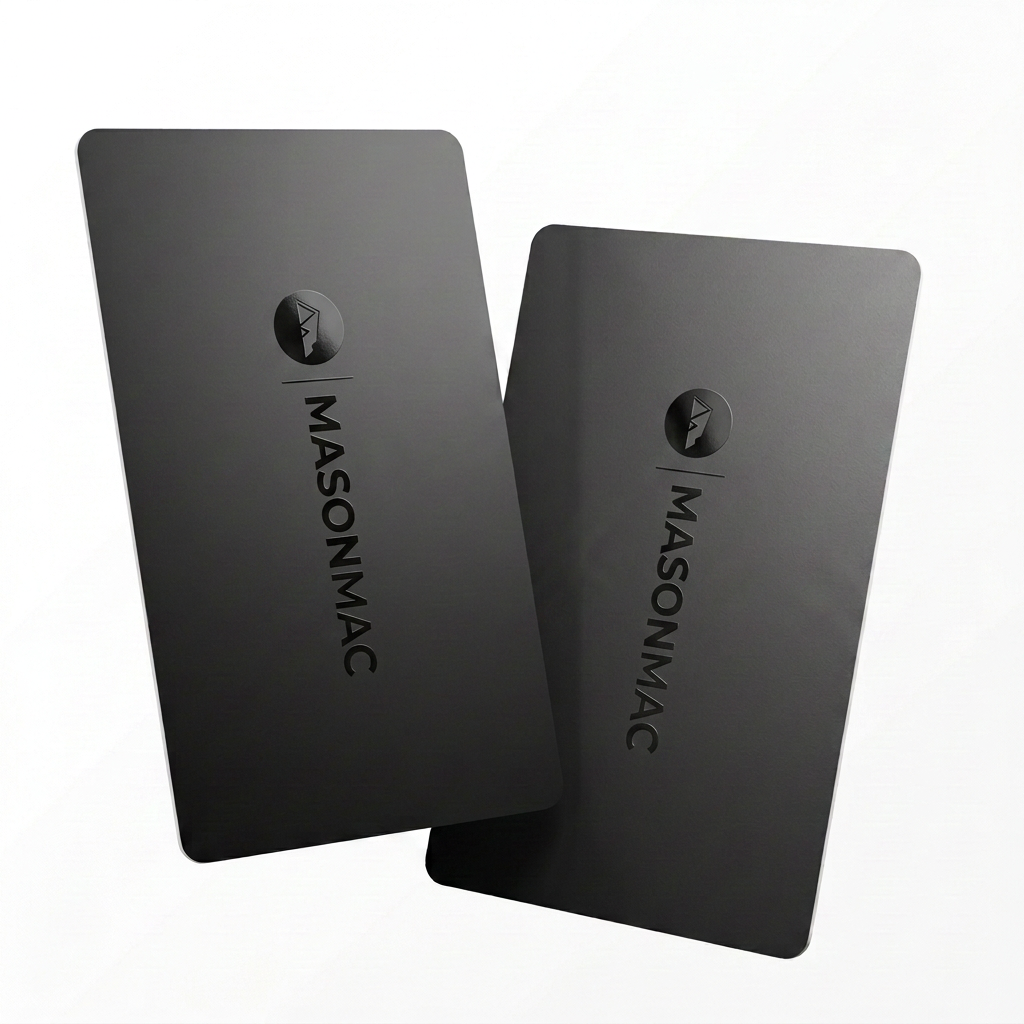 MasonMac card logos rotated 90 degrees clockwise