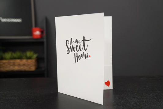 Presentation Folder - HOME SWEET HOME (WITH HEART)