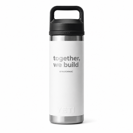 MasonMac Yeti® Rambler 18oz Water Bottle