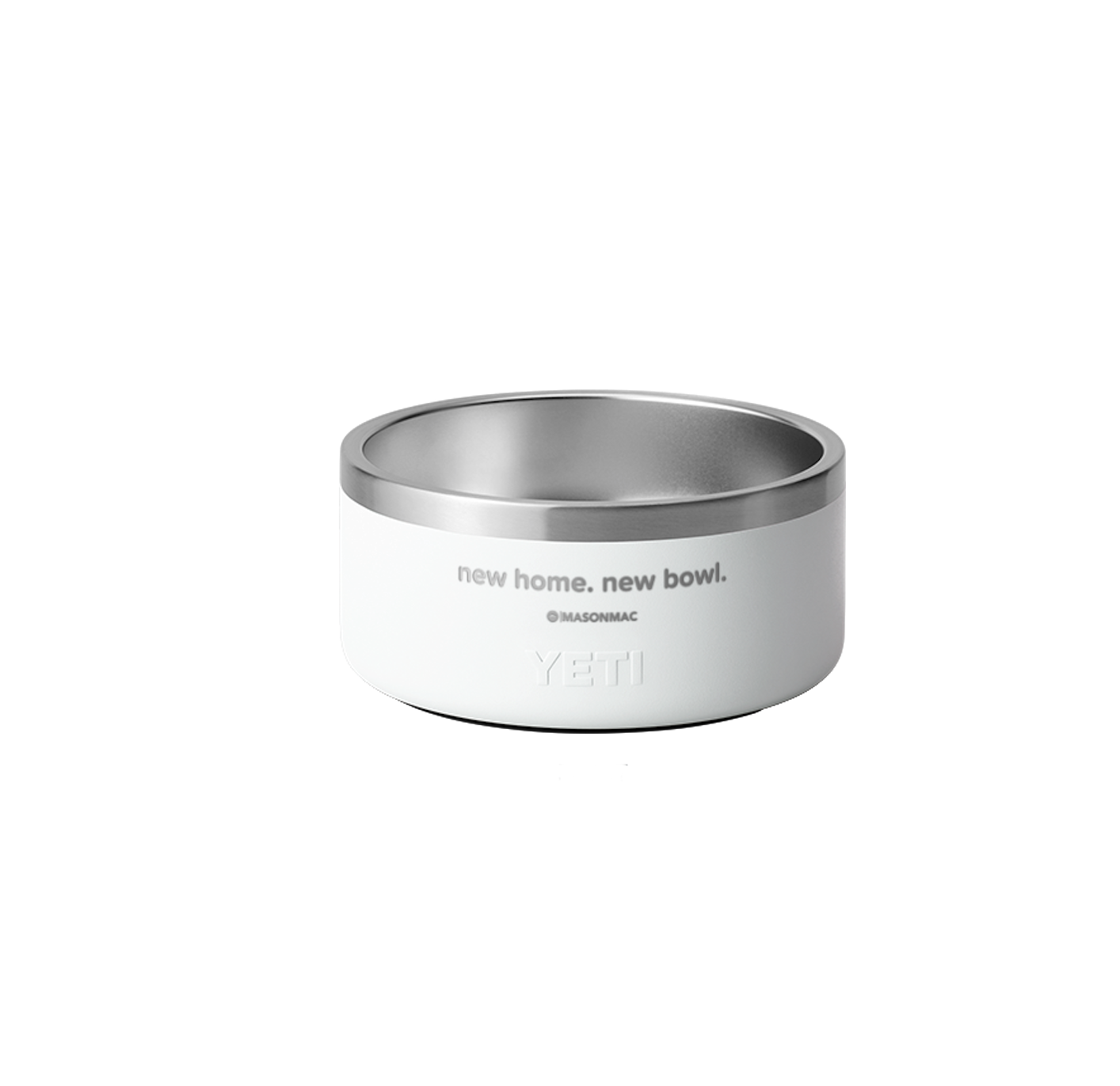 MasonMac Yeti Stainless Steel Dog Bowl