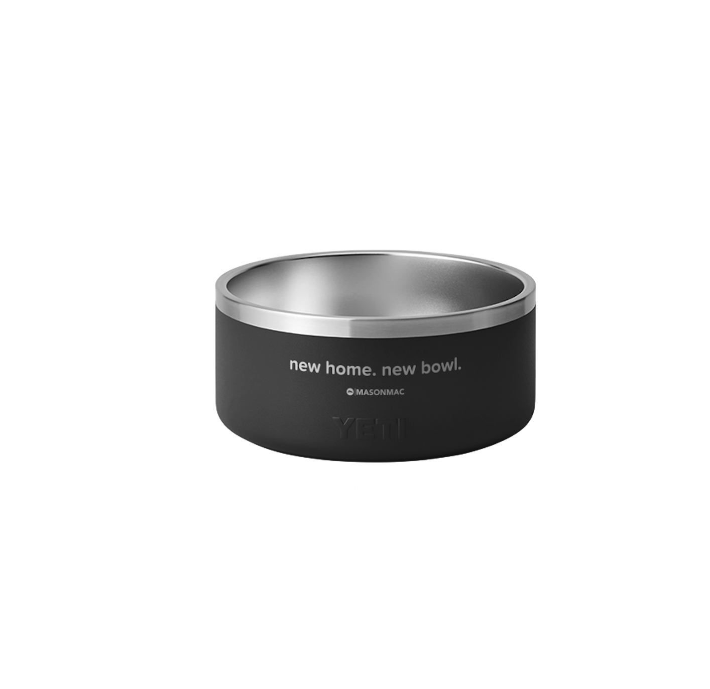 MasonMac Yeti Stainless Steel Dog Bowl