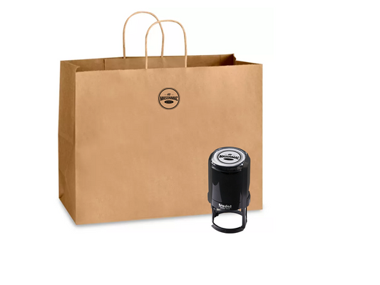 MasonMac Logo Stamp and Paper Shopping Bag Pack